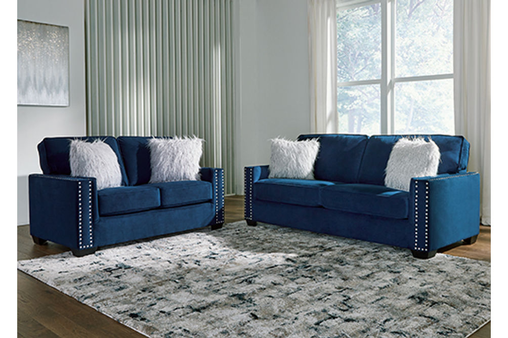 Signature Design by Ashley Wilclay Sofa and Loveseat -Ink