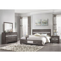 6PC SEVILLE QUEEN BEDROOM SET QB, DR, MR, NS