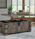 Signature Design by Ashley Hollum Lift-Top Coffee Table-Rustic Brown