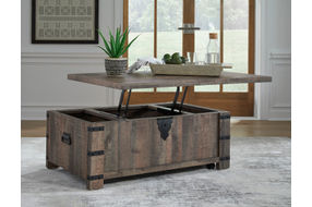 Signature Design by Ashley Hollum Lift-Top Coffee Table-Rustic Brown