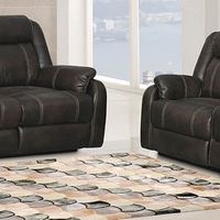 2PC Gin Rummy Sofa & Loveseat, Gray