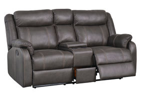 2PC Gin Rummy Sofa & Loveseat, Gray