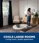 GE 14,000 BTU Smart Electronic Window Air Conditioner for Large Rooms up to 700 sq. ft.