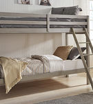 Signature Design by Ashley Lettner Twin over Twin Bunk Bed and 2 Mattresses
