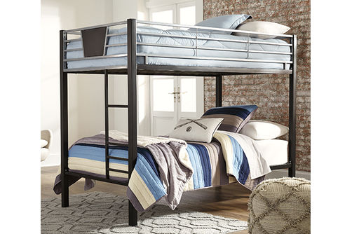 Cama Litera Twin sobre Twin con 2 Colchones de Signature Design de Ashley Dinsmore