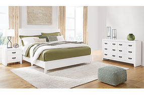 Signature Design by Ashley Binterglen King Panel Bed, Dresser and Nightstand