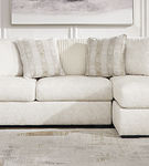 Seccional de 2 piezas con Chaise Chessington de Signature Design by Ashley - Ivory