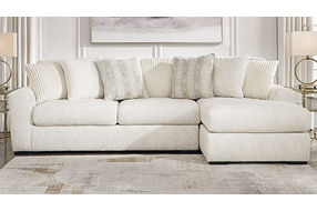 Seccional de 2 piezas con Chaise Chessington de Signature Design by Ashley - Ivory