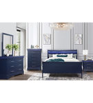 6PC Charlie Blue Queen Bedroom, QB , DR, MR, NS