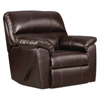 Austin Chocolate Rocker Recliner, Brown