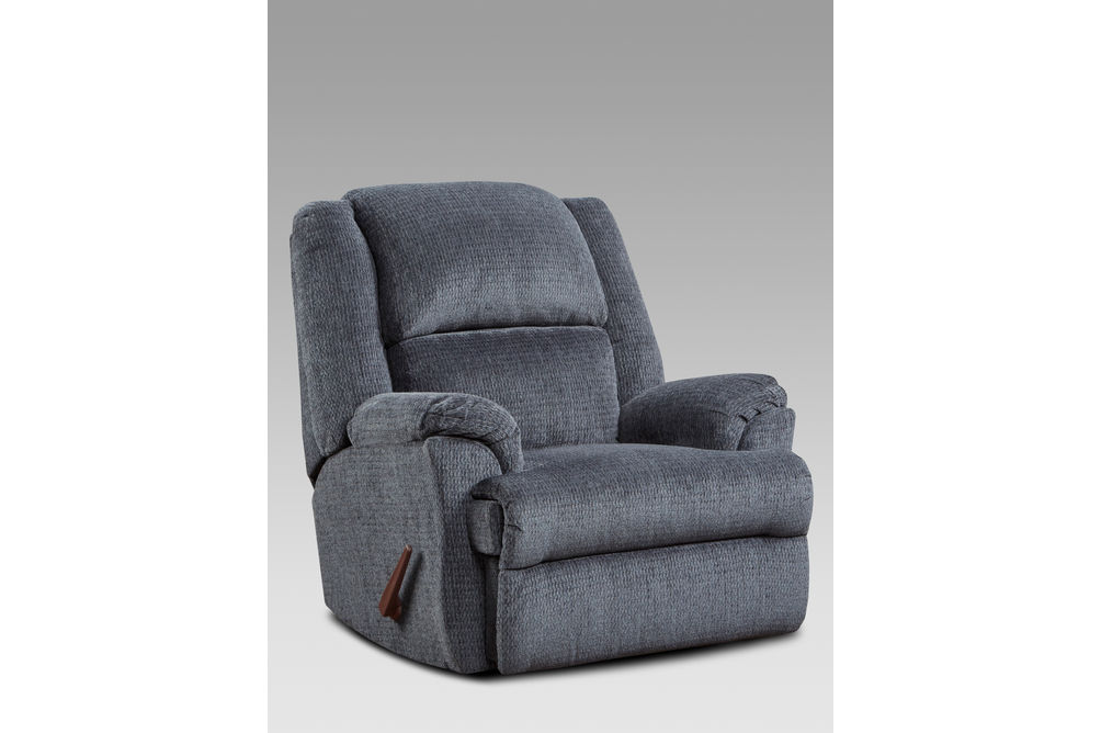 Denali Rocker Recliner, Blue