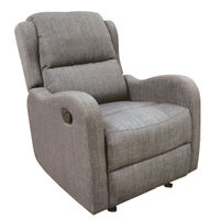 David Glider Recliner, Light Gray