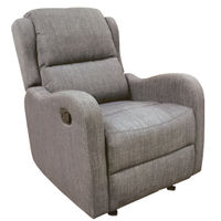 David Glider Recliner, Light Gray