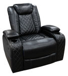 Omega Glider Recliner, Black