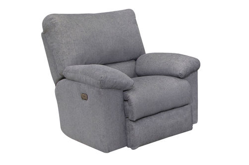 Tyler Power Wall Hugger Recliner, Stonewash