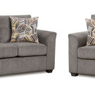 2PC Kennedy Sofa & Loveseat, Gray