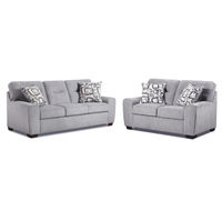 2PC Avery Sofa & Loveseat, Gray