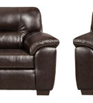 2PC Austin Sofa & Loveseat, Brown