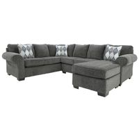 2PC Charisma Sectional, Gray