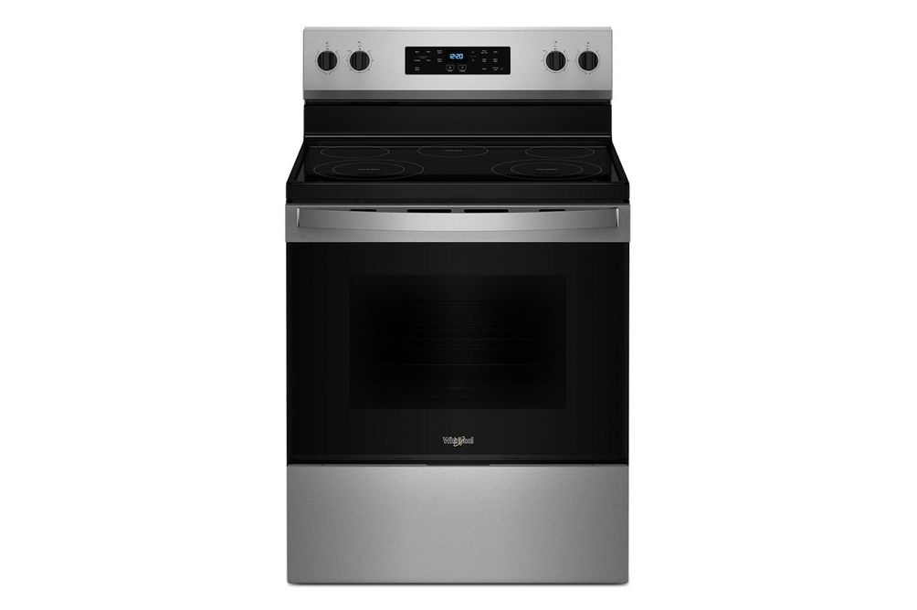 Whirlpool 30-inch Electric Range w/ Steam Clean - Stainless