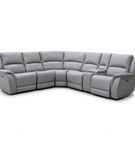 6PC Madras Sectional, Gray