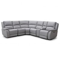 6PC Madras Sectional, Gray