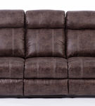 2PC Buckskin Reclining Sofa and Loveseat, Brown