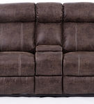 2PC Buckskin Reclining Sofa and Loveseat, Brown