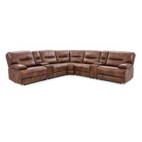 7PC Morocco Sectional, Brown