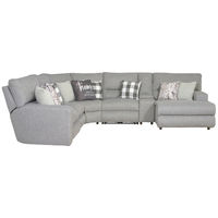 6PC Rockport Sectional, Gray