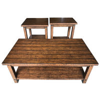 3PK Woodsman Tables, Brown