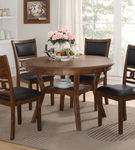 5PC Gia Dining Set, Brown