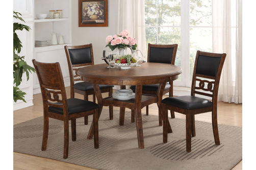 5PC Gia Dining Set, Brown