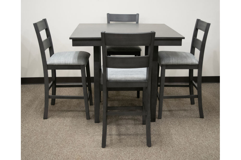 5PC Pendleton Dining Pub Set, Gray