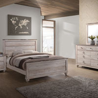 6PC Jessup Bedroom, QN Bed, DR, MR & 1NS, Beige