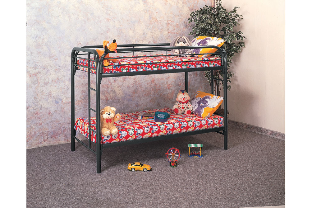 3PC Twin/Twin Bunkbed with Two Twin Mattress