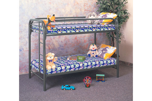 3PC Twin/Twin Bunkbed with Two Twin Mattress