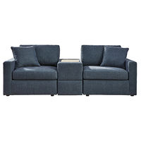 Signature Design by Ashley Modmax Loveseat with Console -Ink