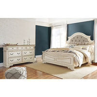 Signature Design by Ashley Realyn King Upholstered Panel Bed and Dresser-Two-t