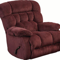 Daly Swivel Glider Recliner, Red