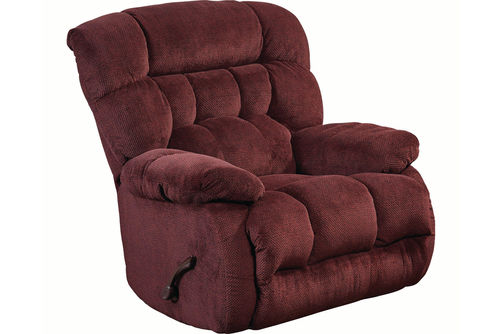 Daly Swivel Glider Recliner, Red