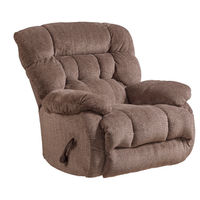 Daly Swivel Glider Recliner, Light Brown