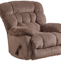 Daly Swivel Glider Recliner, Light Brown