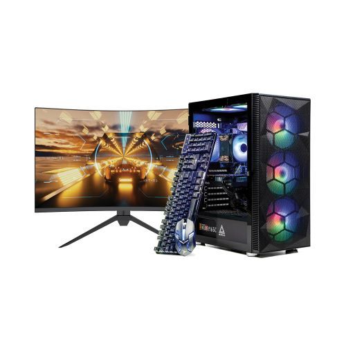 Skytech Gaming Storm Tower Black w/27