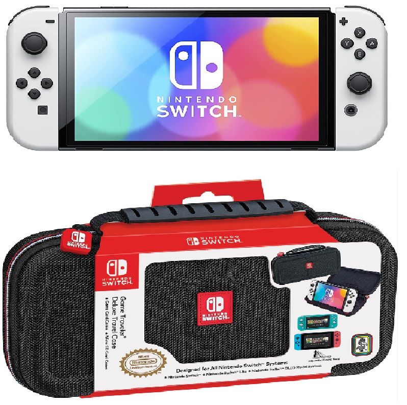 Rent-To-Own Nintendo OLED Switch with Black Travel Case | Rent-A