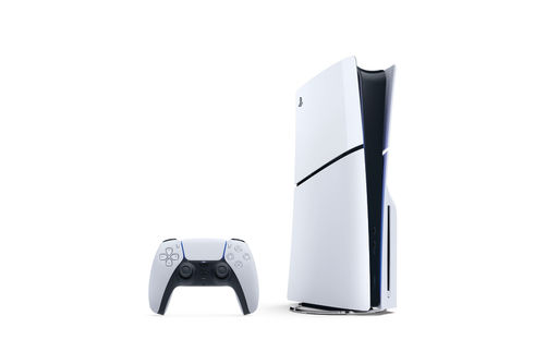 PS5 Slim 1TB Disc + Extra Starlight Blue Controller PS5 Slim 1TB Disc + Extra Starlight Blue Controller