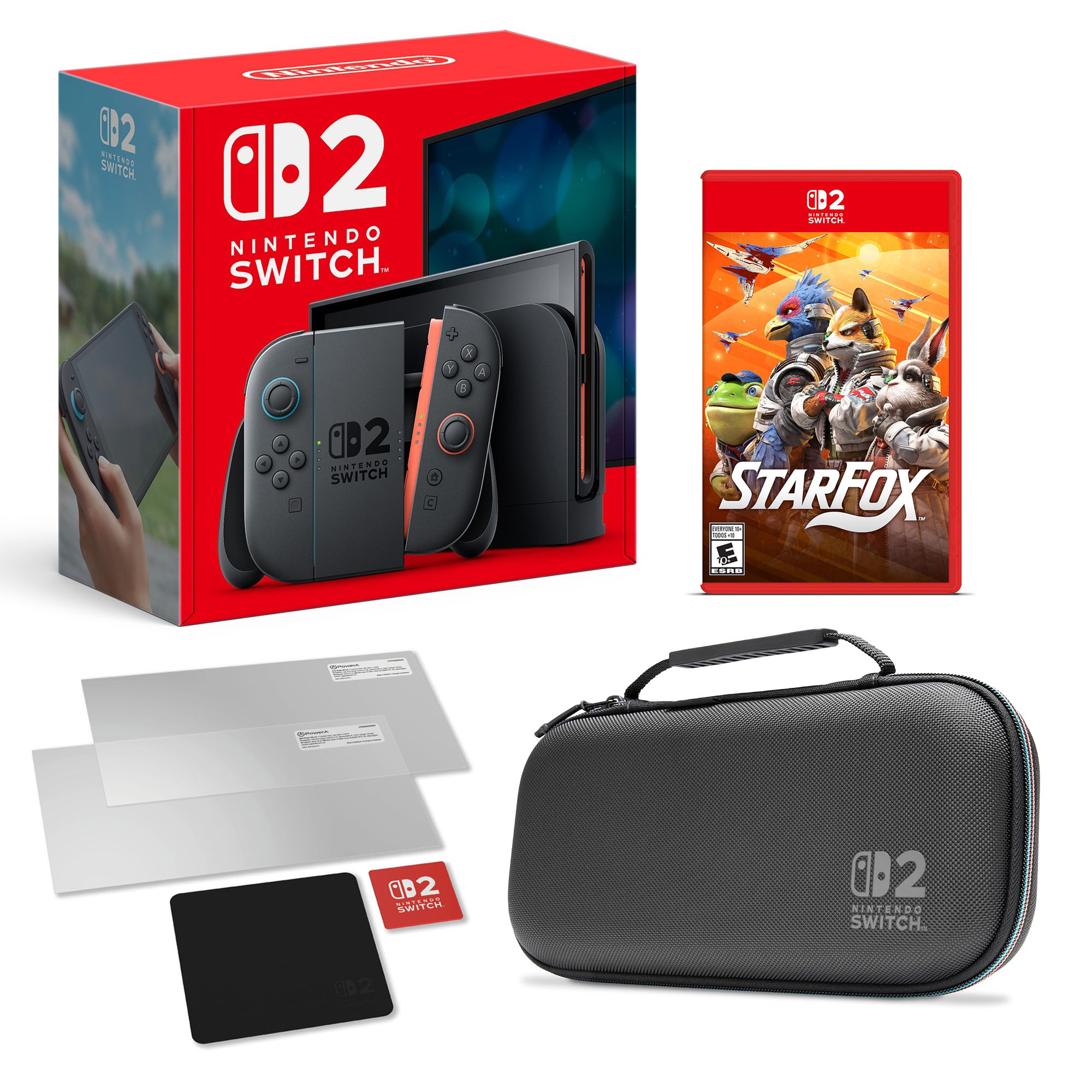 Rent-To-Own Nintendo Switch2 with Starfox game, case & screen