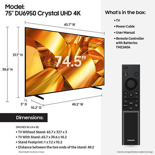 Rent-To-Own Samsung 75