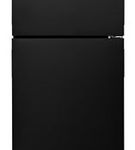 18 Cu Ft Black Top Mount Refrigerator With Crisper Bins - 30 In Wide