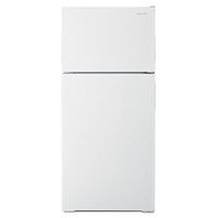 14 Cu ft. Top Mount 2fixed doors white